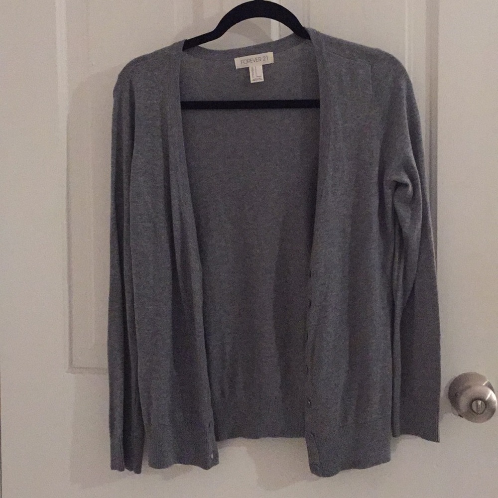 Grey Cardigan